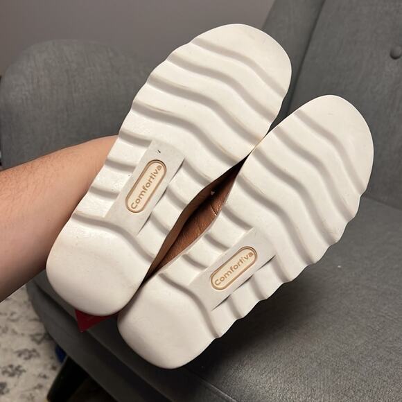 Comfortiva grace Rose Gold slip on leather ballet flat New size 6.5 - Picture 6 of 6